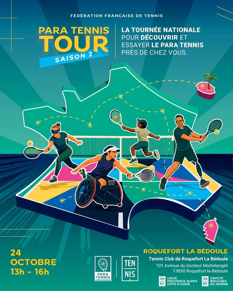 Le Para Tennis Tour fait étape à Roquefort-la-Bédoule