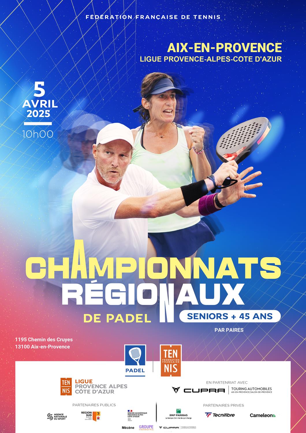 Championnats régionaux Padel par paires 
